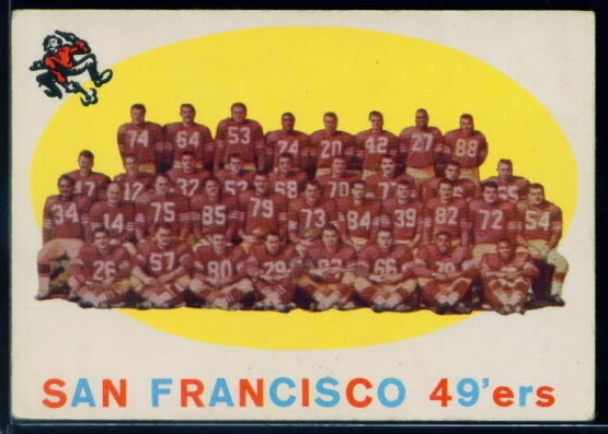 61 49ers Team Card